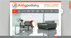 Desktop Screenshot of anhypodlahy.cz