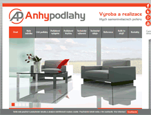 Tablet Screenshot of anhypodlahy.cz